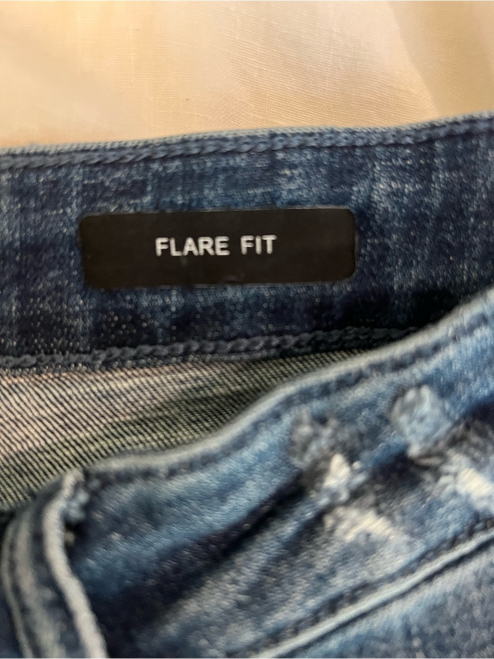 Judy Blue Judy Blue High Rise Flare Jeans Distressed Dark Wash Size 11/30 - Picture 5 of 6
